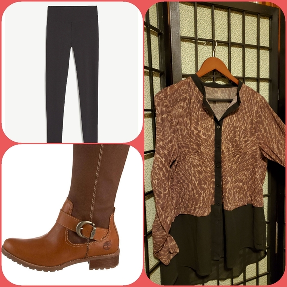 Leopard Print Sheer Top - Picture 7 of 7